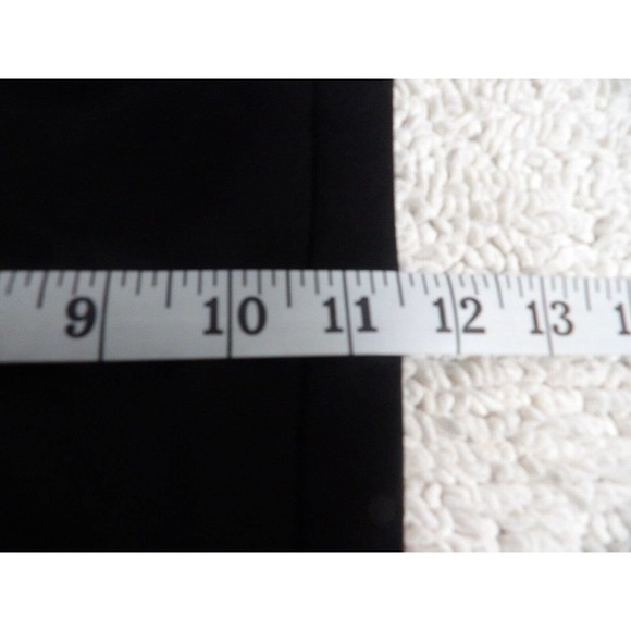 Zac & Rachel Womens Black Straight Leg Stretch Elastic Waist Dress Pants Size 1X - Picture 7 of 7